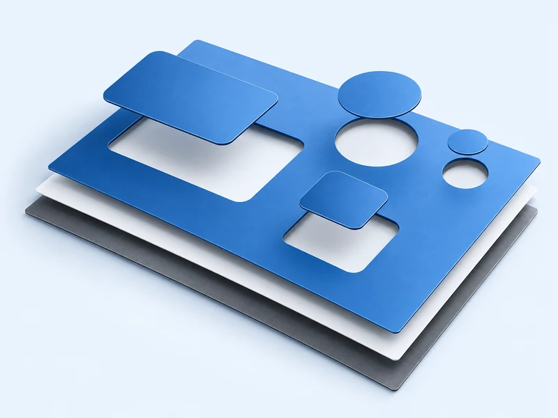 Concept illustration of die-cutting processing, not a photograph of Ruifeng machinery